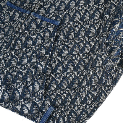 Christian Dior 2000 Zip Up Hooded Trotter Jacket Vest Navy #38