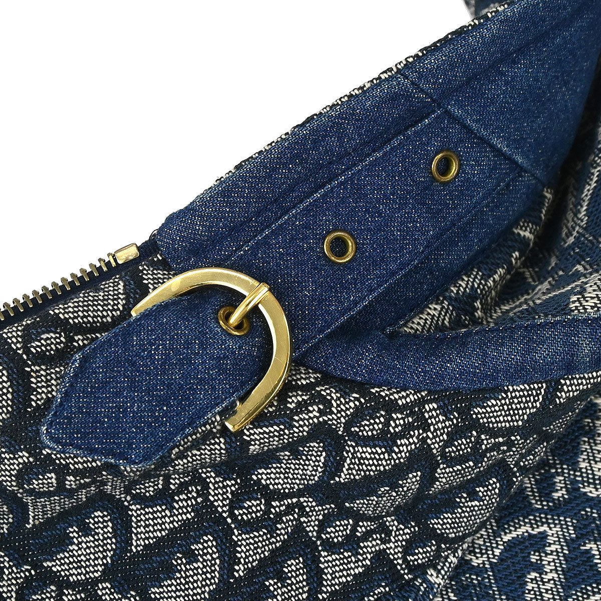 Christian Dior 2000 Zip Up Hooded Trotter Jacket Vest Navy #38