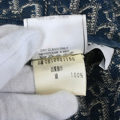 Christian Dior 2000 Zip Up Hooded Trotter Jacket Vest Navy #38