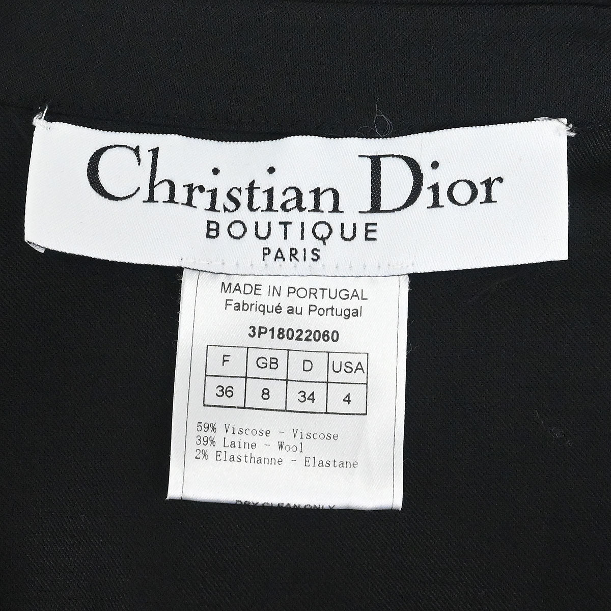 Christian Dior 2003 Shirt Blouse Black #36