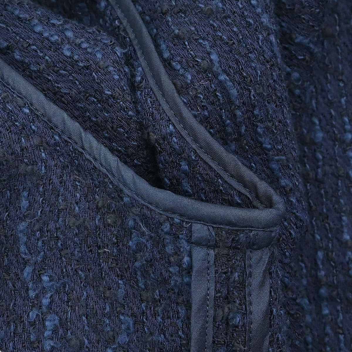 Chanel 2001 Tweed Jacket Navy #36