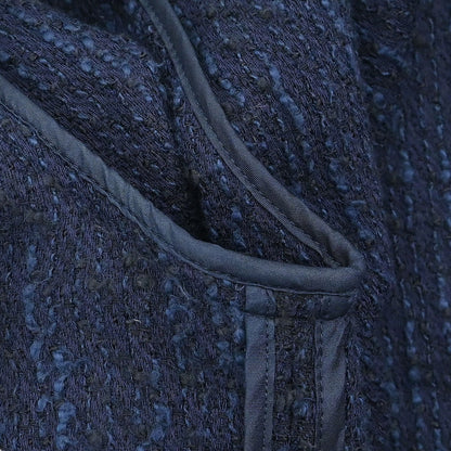 Chanel 2001 Tweed Jacket Navy #36