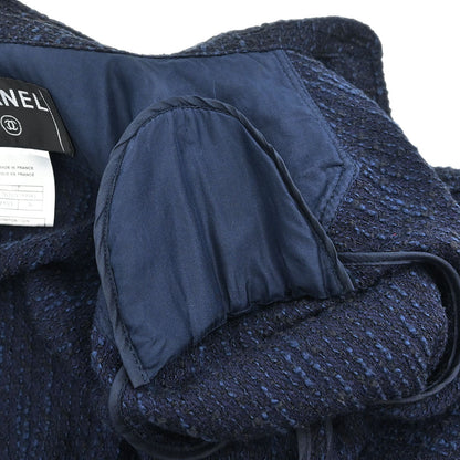 Chanel 2001 Tweed Jacket Navy #36