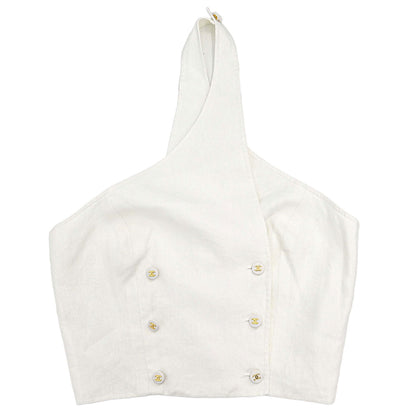 Chanel 1997 Halter Top White #36