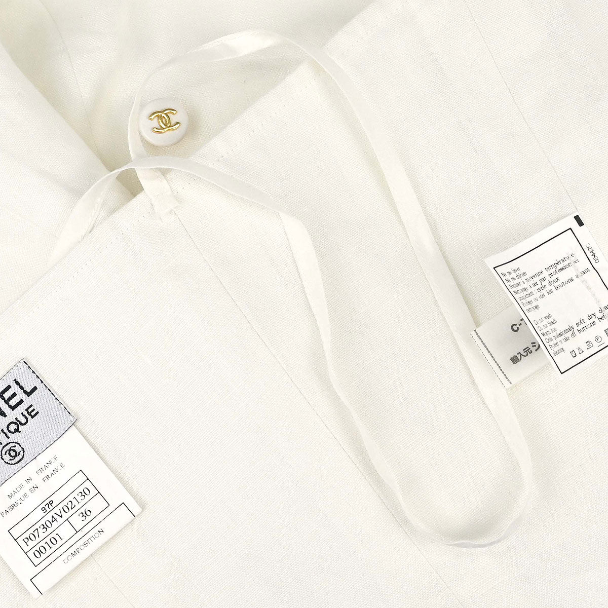 Chanel 1997 Halter Top White #36