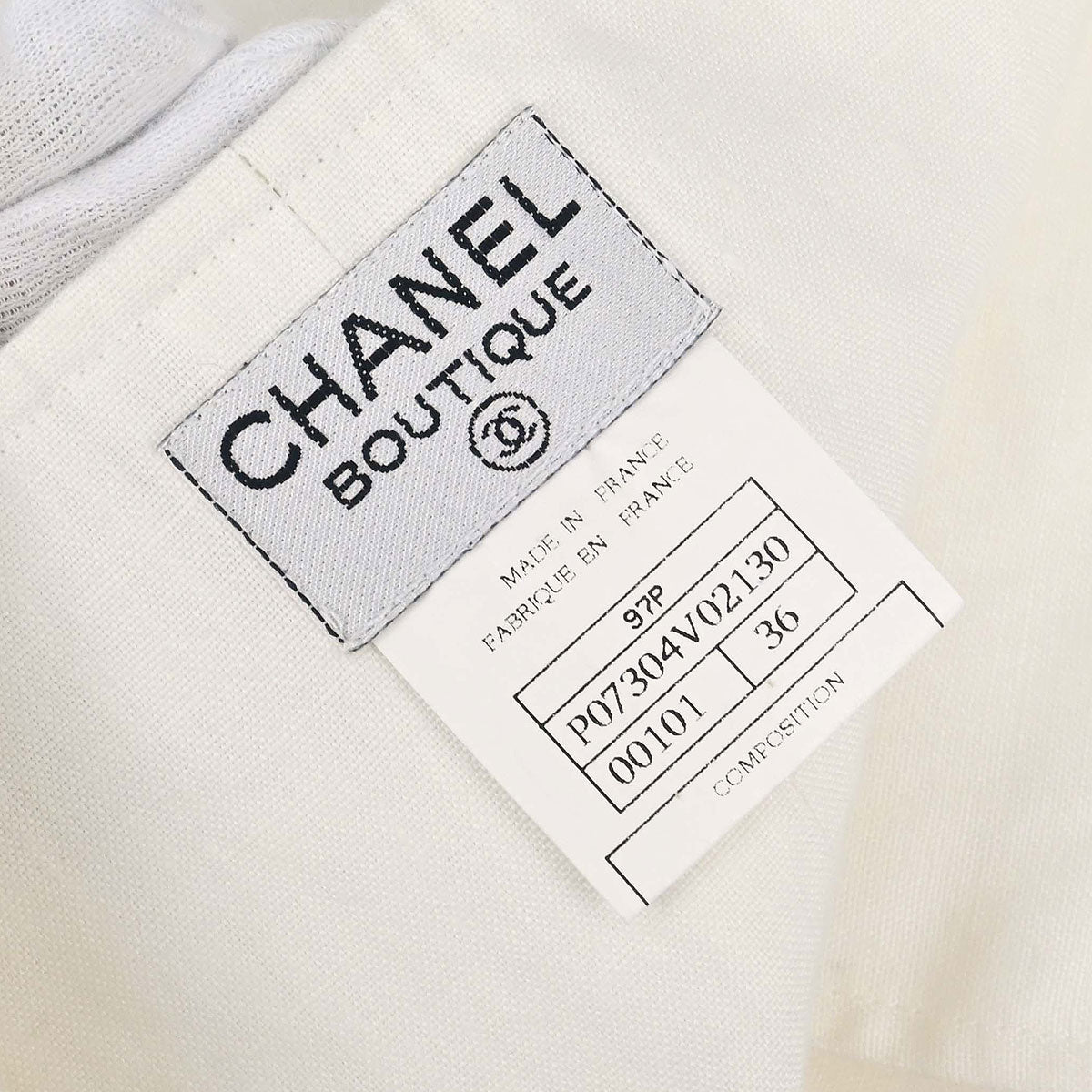 Chanel 1997 Halter Top White #36