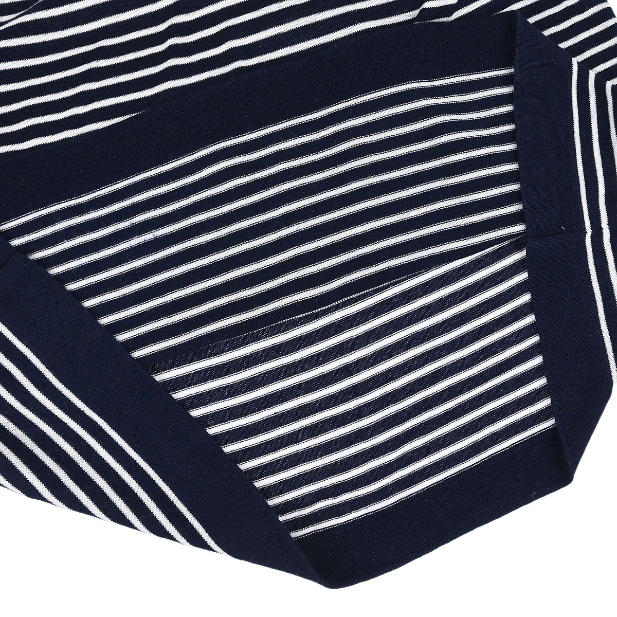 Chanel Striped Sleeveless Top Navy #38