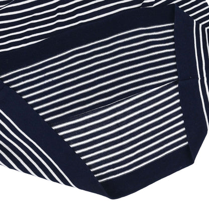 Chanel Striped Sleeveless Top Navy #38