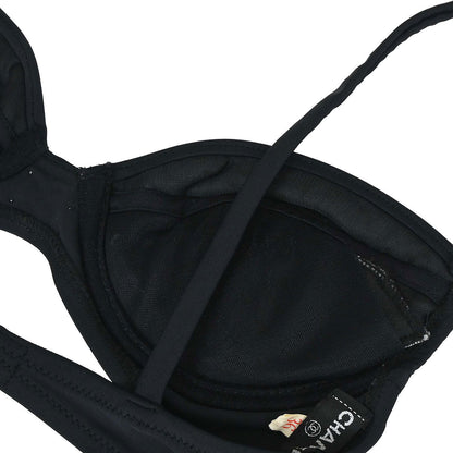 Chanel 1995 Swimwear Swimsuit Bras Black #36