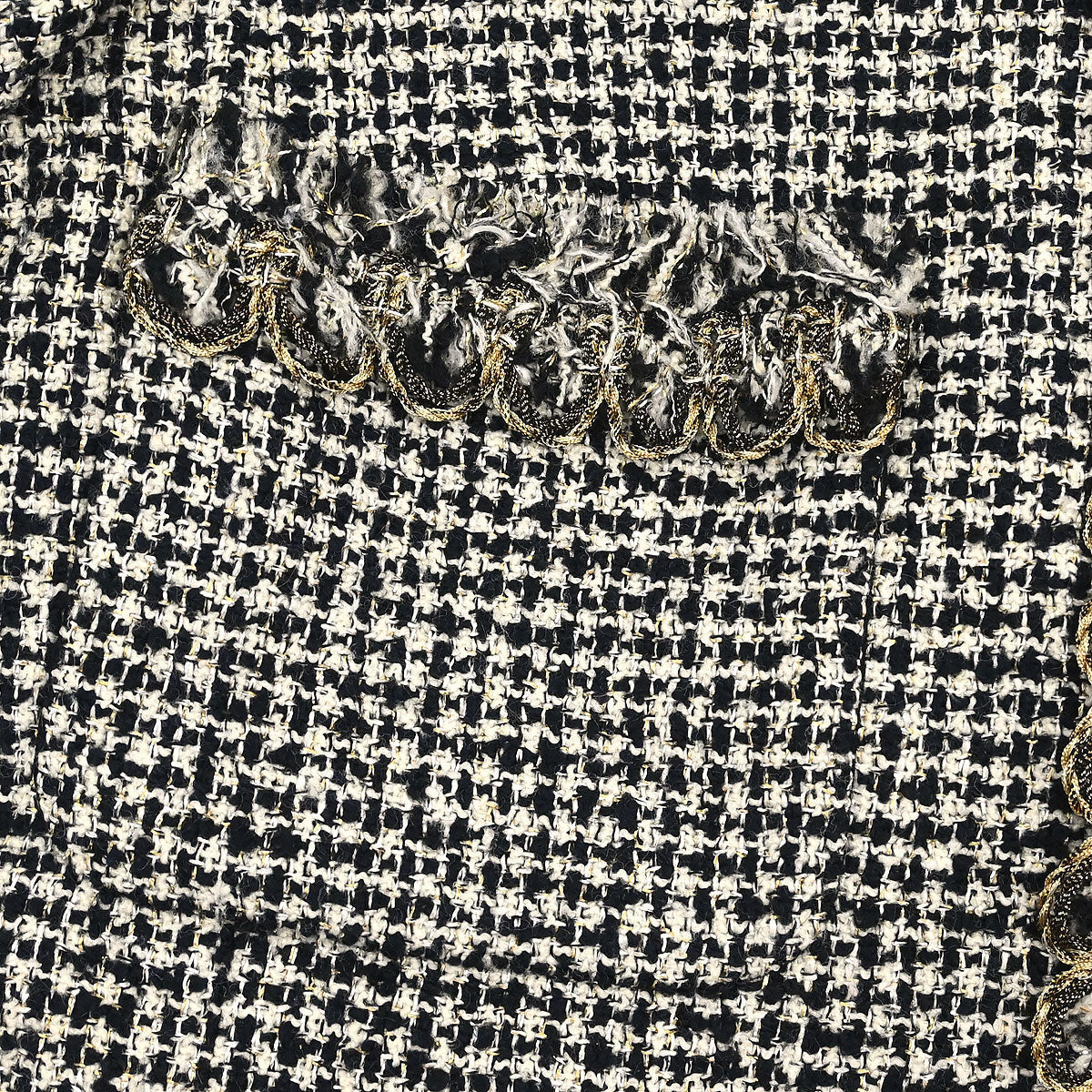 Chanel 2010 Collarless Tweed Jacket Black #34