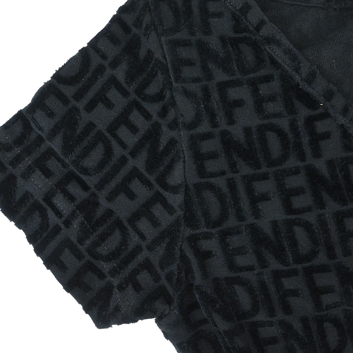 Fendi Wrap Cropped Top Black #40