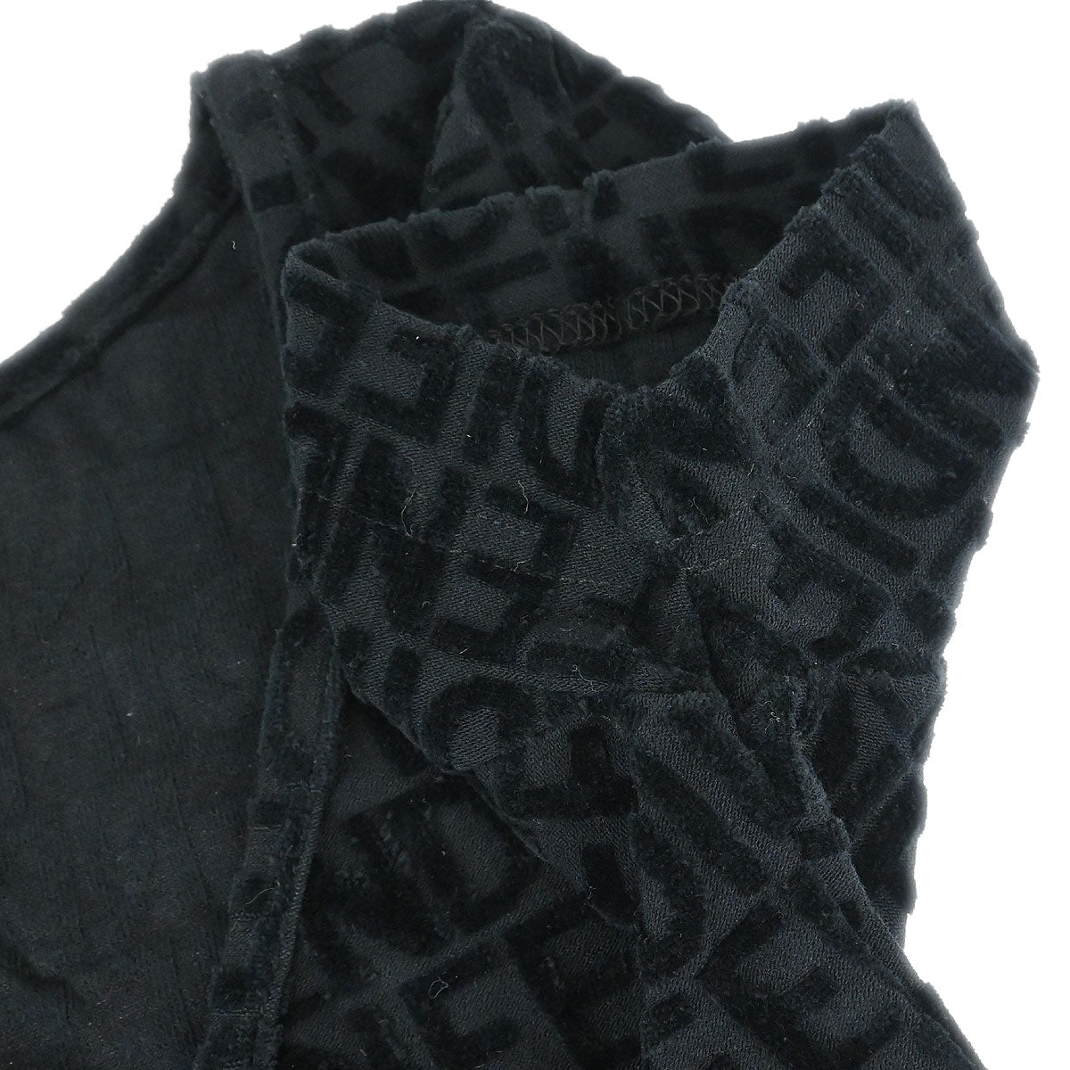 Fendi Wrap Cropped Top Black #40