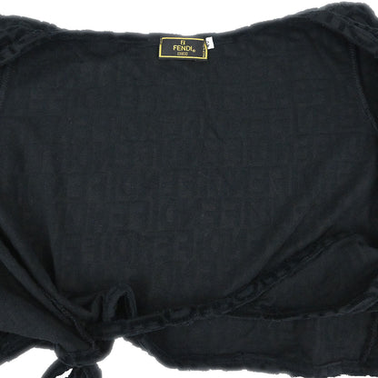 Fendi Wrap Cropped Top Black #40