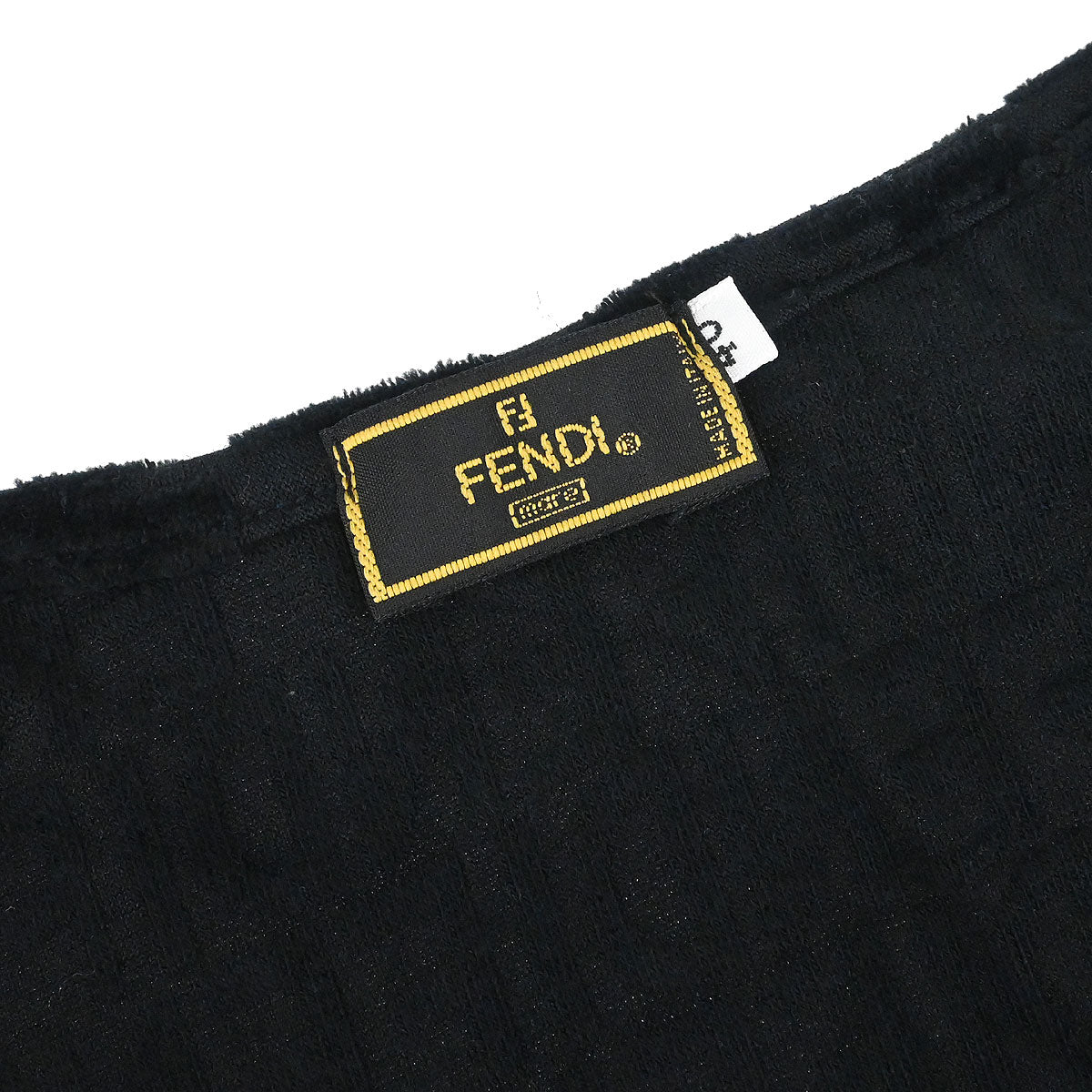 Fendi Wrap Cropped Top Black #40