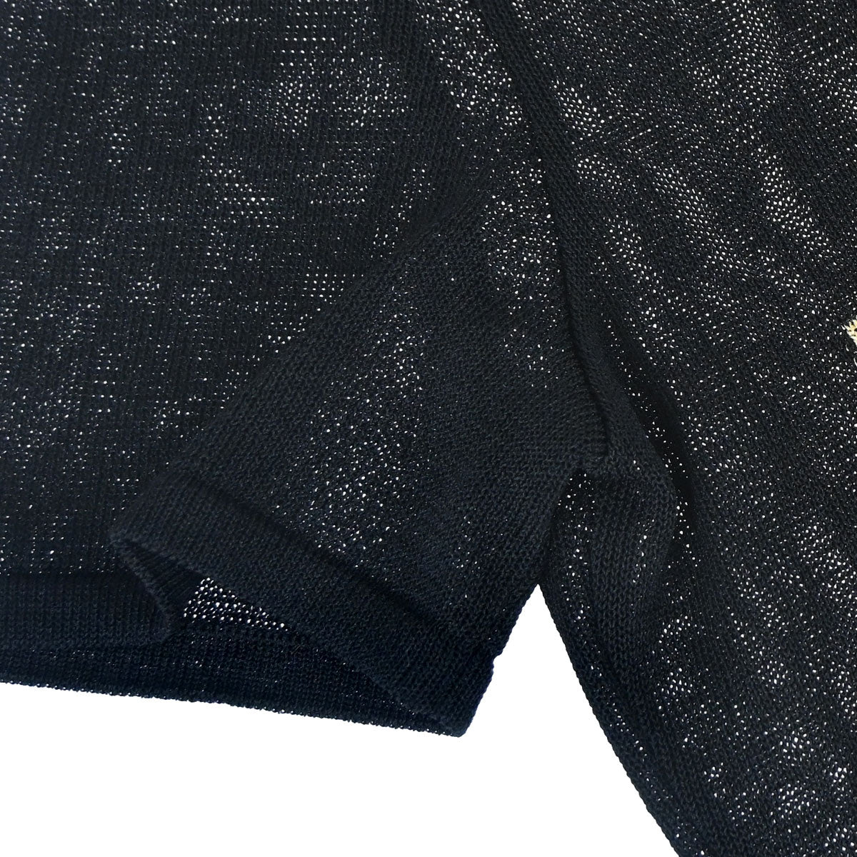 Fendi T-shirt Mesh Top Black