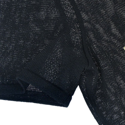 Fendi T-shirt Mesh Top Black