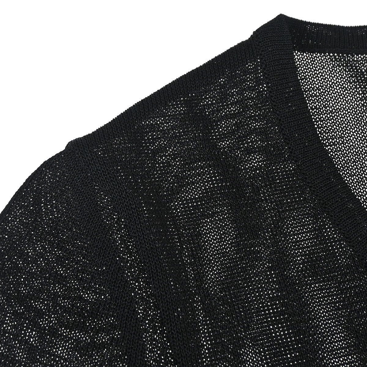 Fendi T-shirt Mesh Top Black