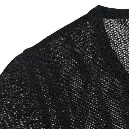 Fendi T-shirt Mesh Top Black