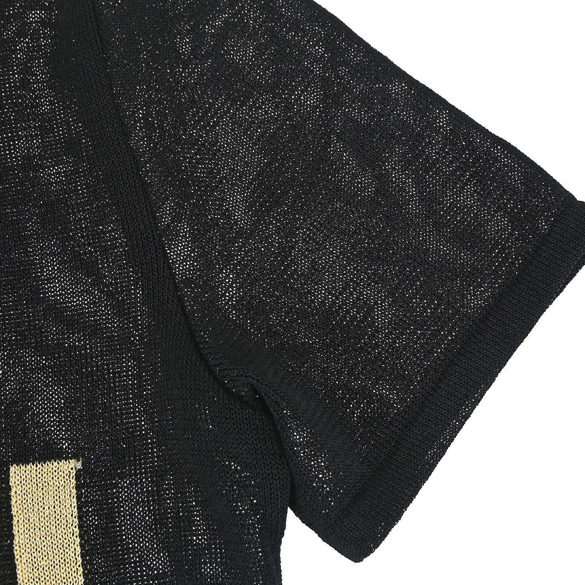Fendi T-shirt Mesh Top Black