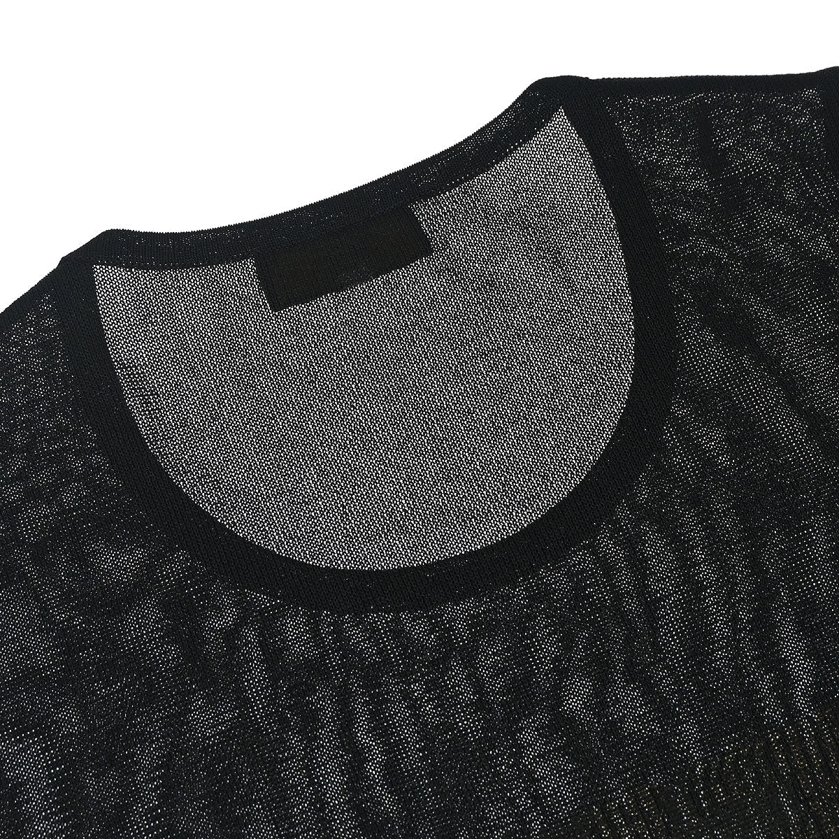 Fendi T-shirt Mesh Top Black