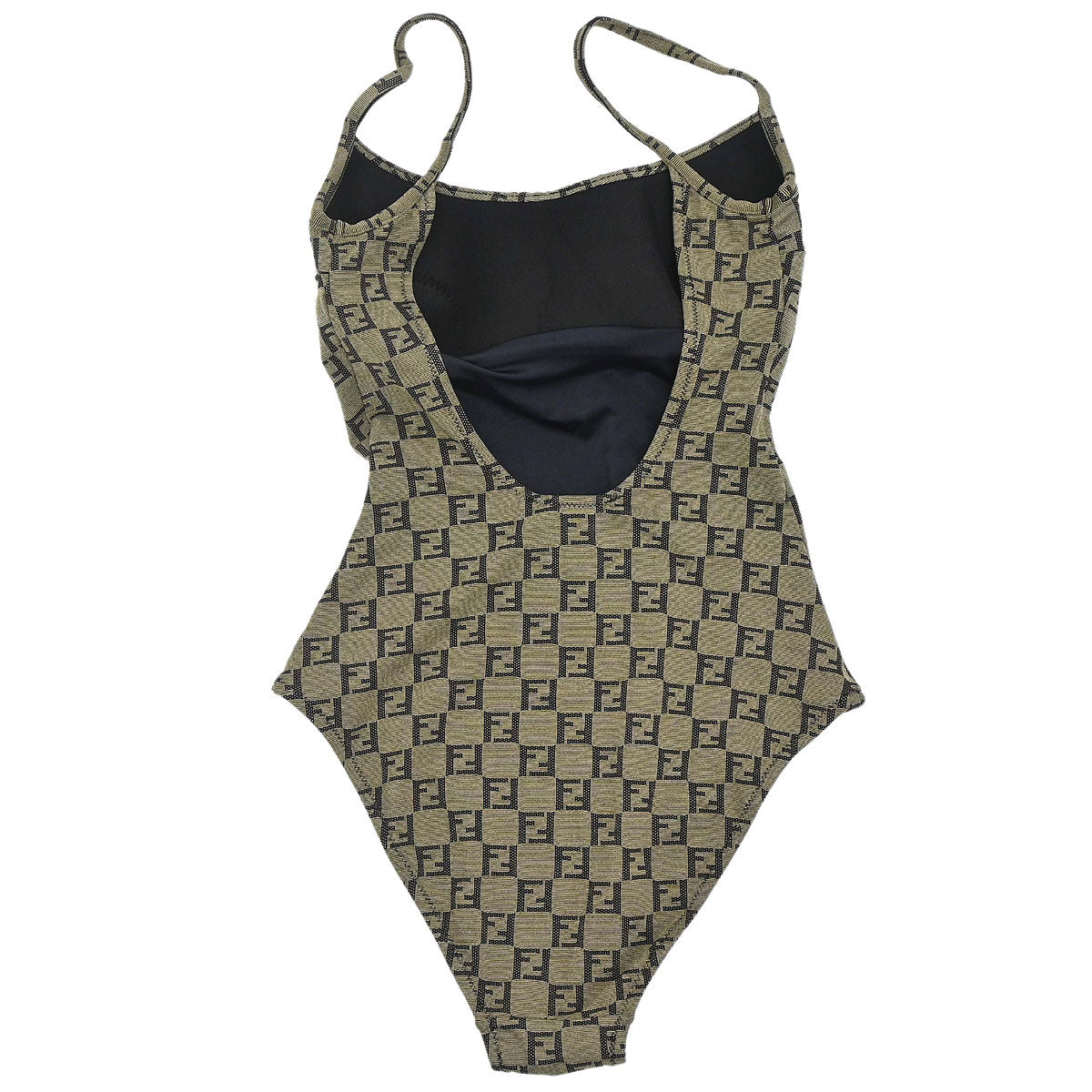 Fendi Zucchino Swimwear Swimsuit Khaki #40