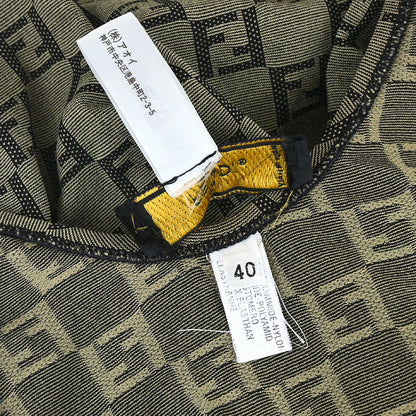 Fendi Zucchino Swimwear Swimsuit Khaki #40