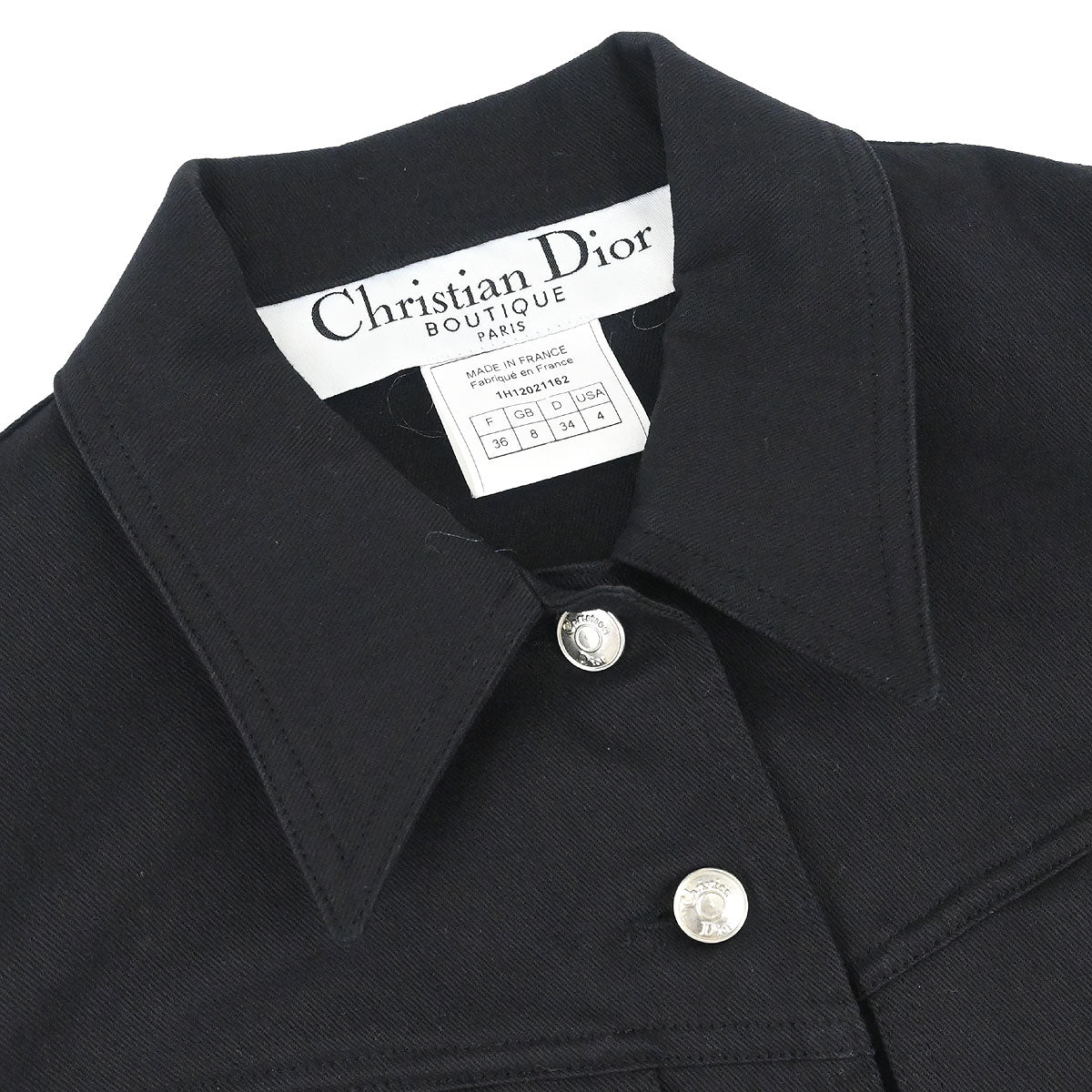 Christian Dior 2001 Denim Jacket Black #36