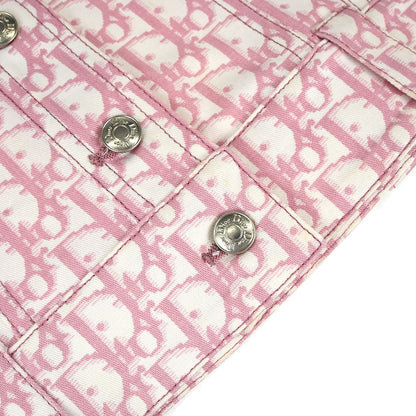 Christian Dior 2004 Single Breasted Trotter Jacket Vest Pink #40