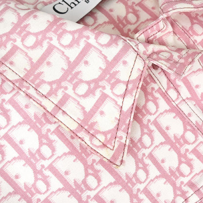 Christian Dior 2004 Single Breasted Trotter Jacket Vest Pink #40