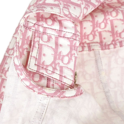 Christian Dior 2004 Single Breasted Trotter Jacket Vest Pink #40
