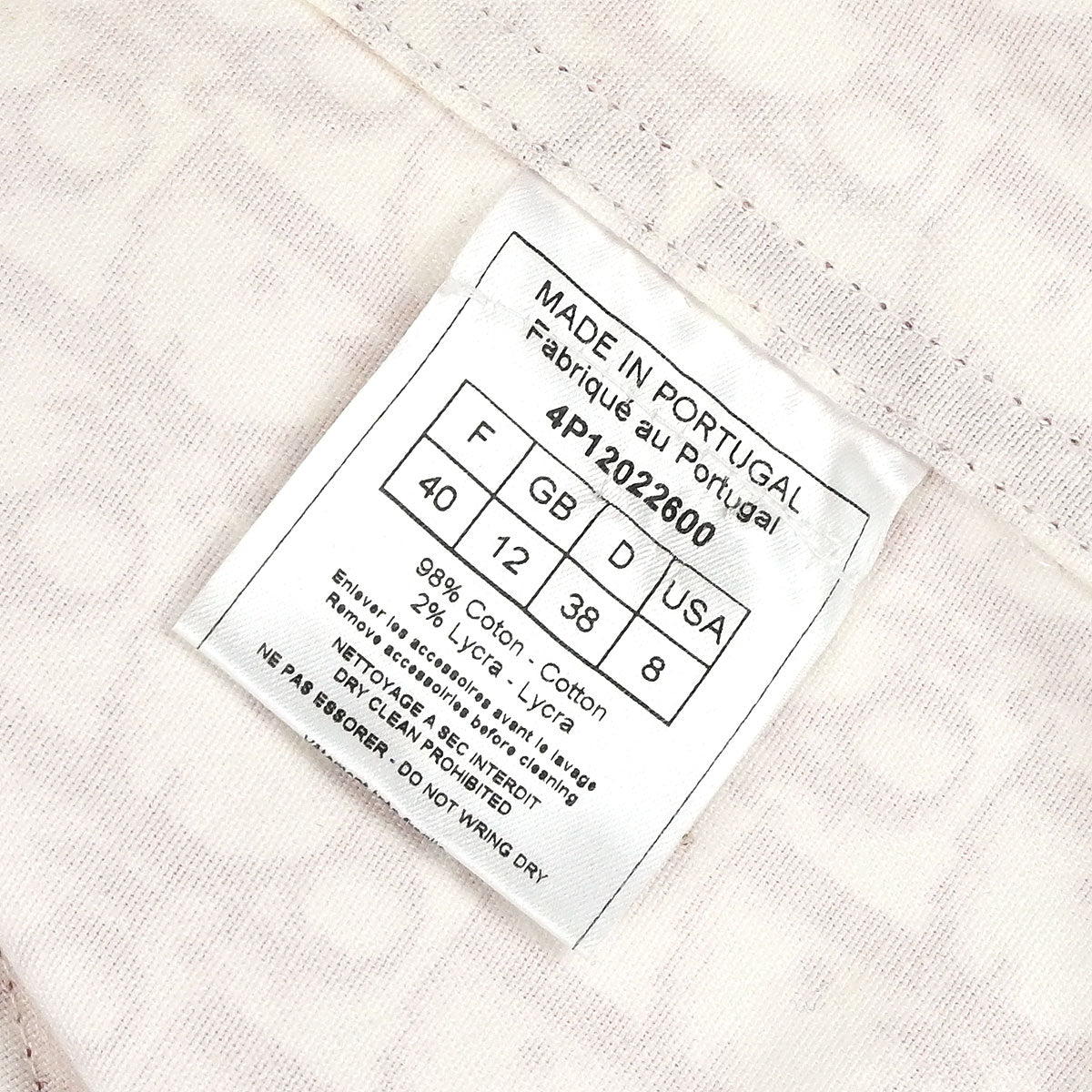 Christian Dior 2004 Single Breasted Trotter Jacket Vest Pink #40