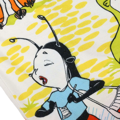 Christian Dior 2002 Cartoon Graphic Sleeveless Top White #38