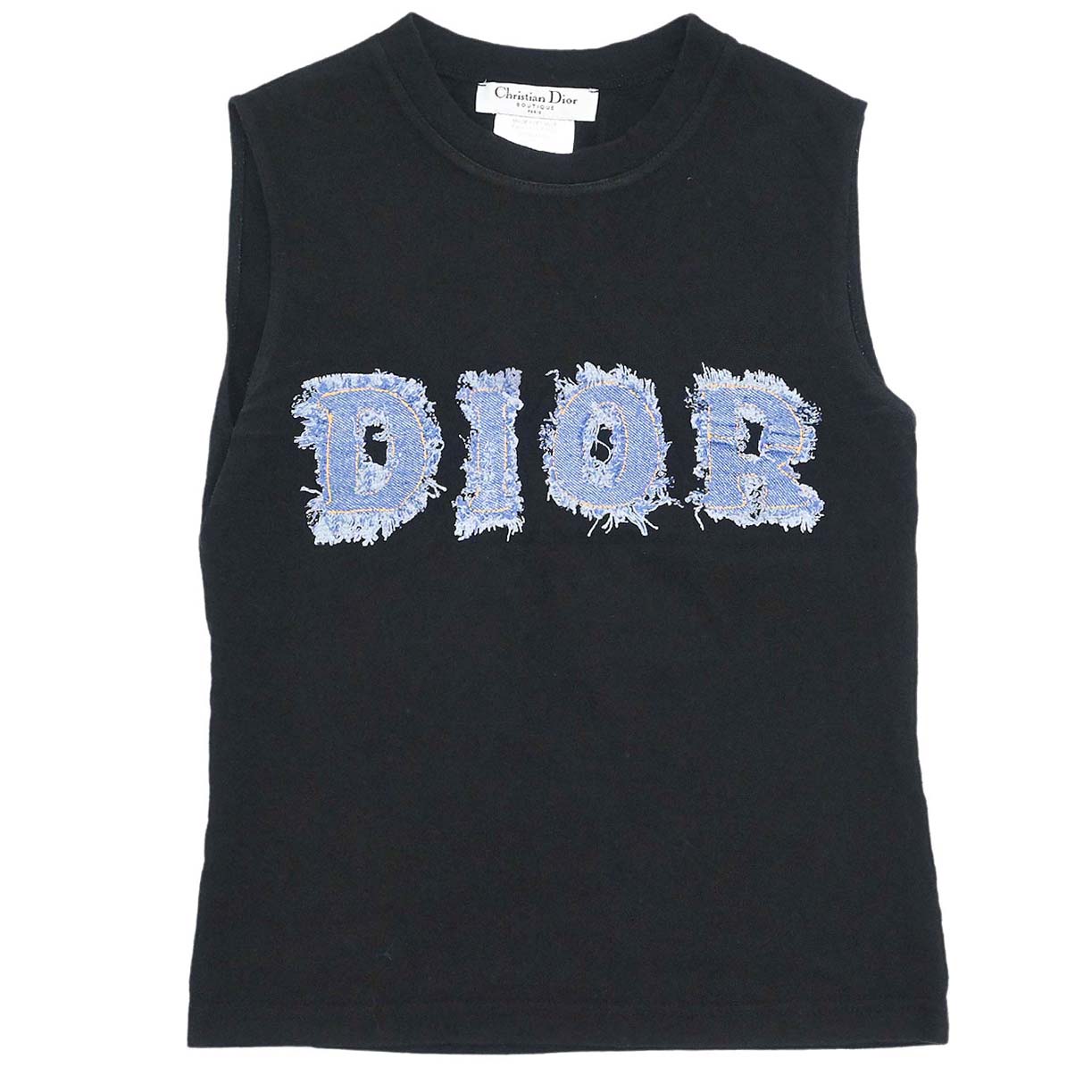 Christian Dior 2003 Sleeveless Tank Top Black #36