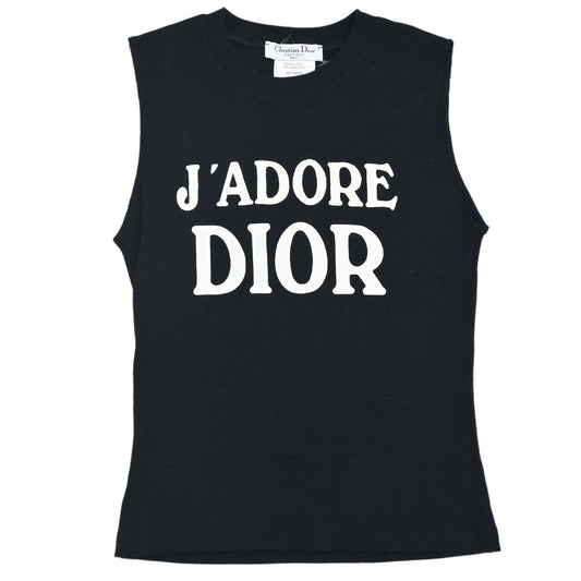 Christian Dior 2003 Sleeveless Tank Top Black #40