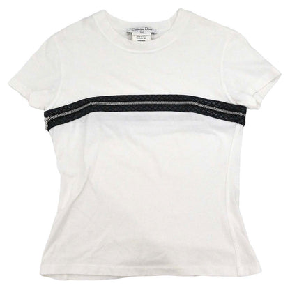 Christian Dior 2001 Zipper T-shirt White #38