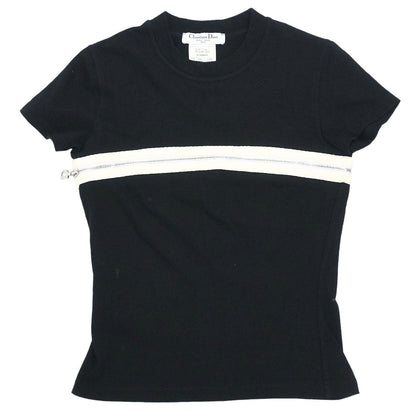 Christian Dior 2001 Zipper T-shirt Black #36