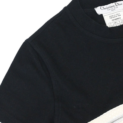 Christian Dior 2001 Zipper T-shirt Black #36