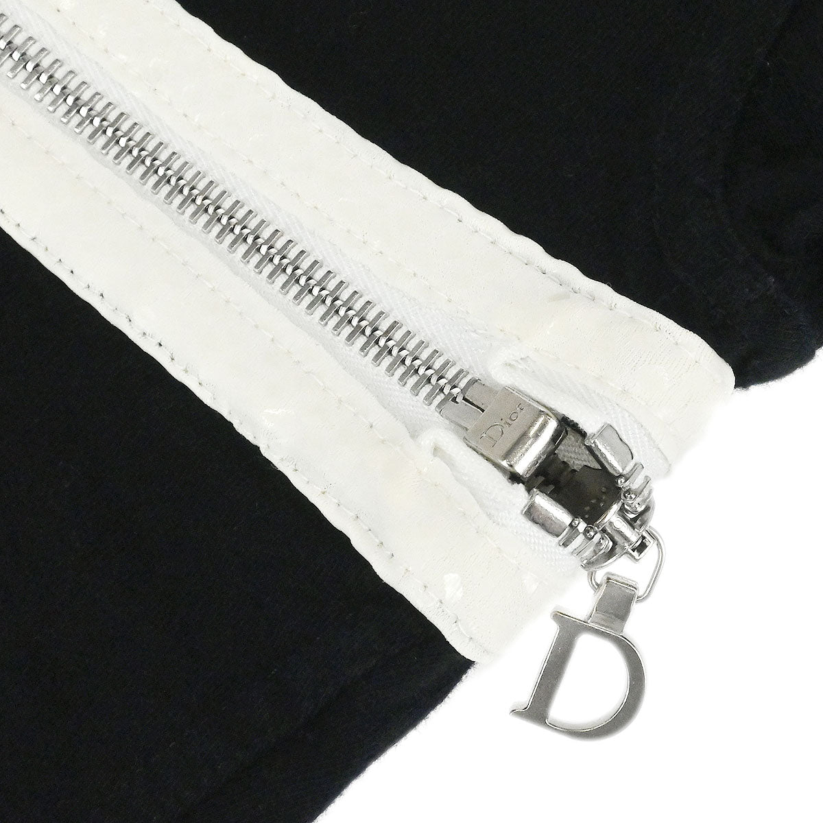 Christian Dior 2001 Zipper T-shirt Black #36