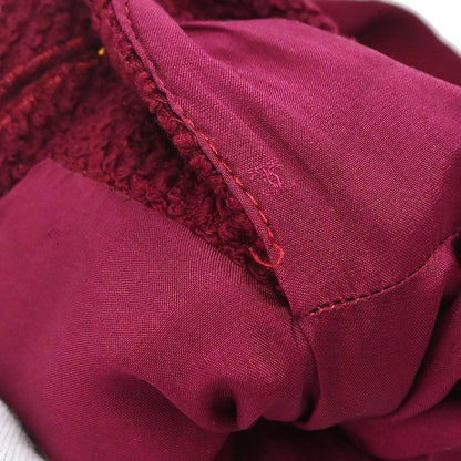 Chanel 1994 Single Breasted Jacket Bordeaux #36
