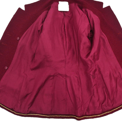 Chanel 1994 Single Breasted Jacket Bordeaux #36
