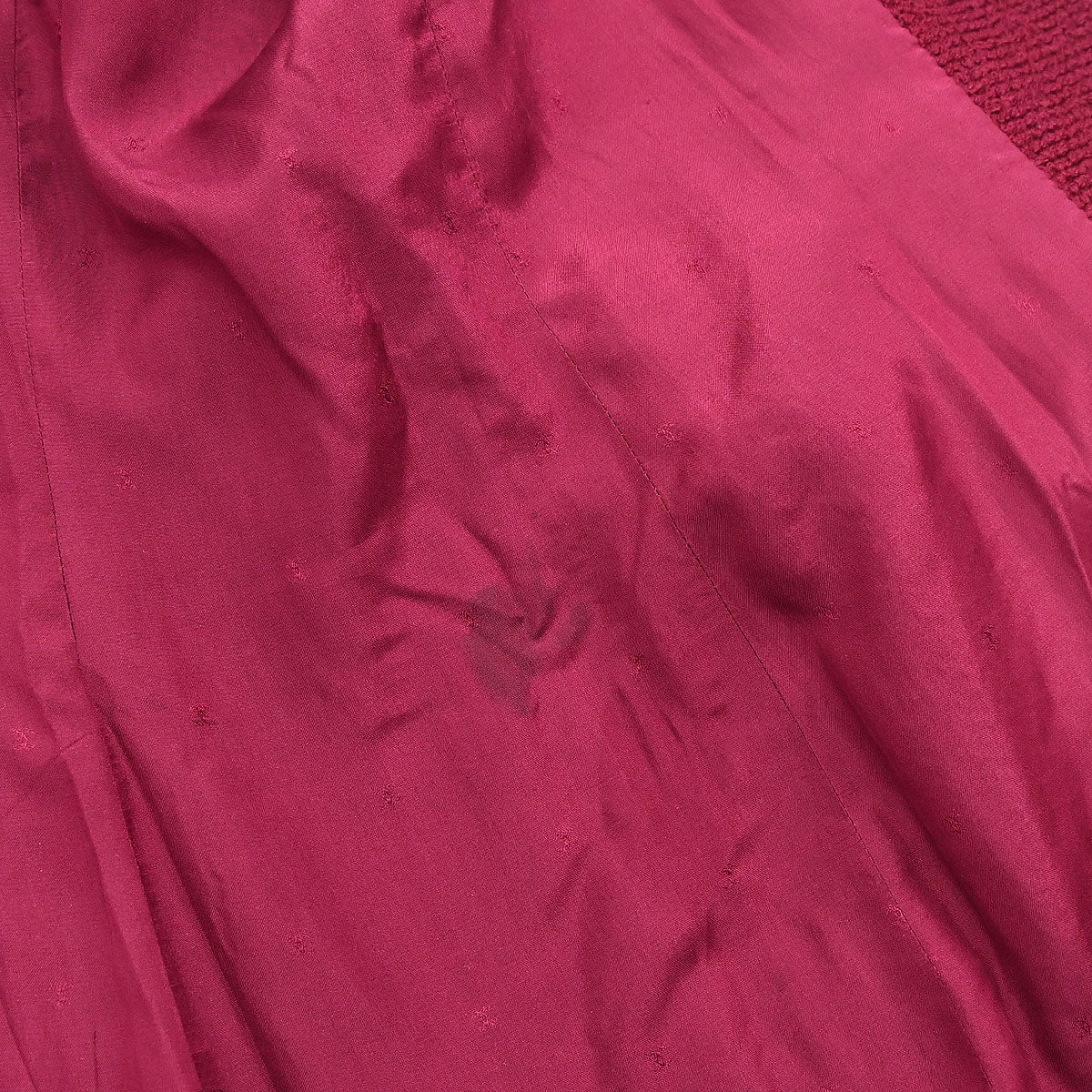 Chanel 1994 Single Breasted Jacket Bordeaux #36