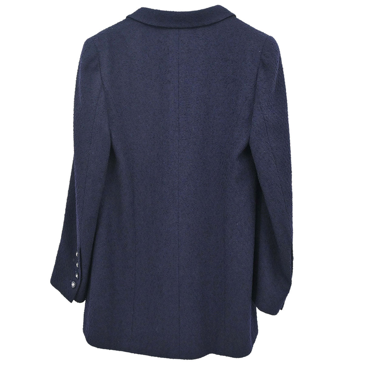 Chanel Double Breasted Jacket Navy