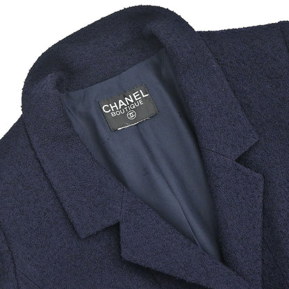 Chanel Double Breasted Jacket Navy