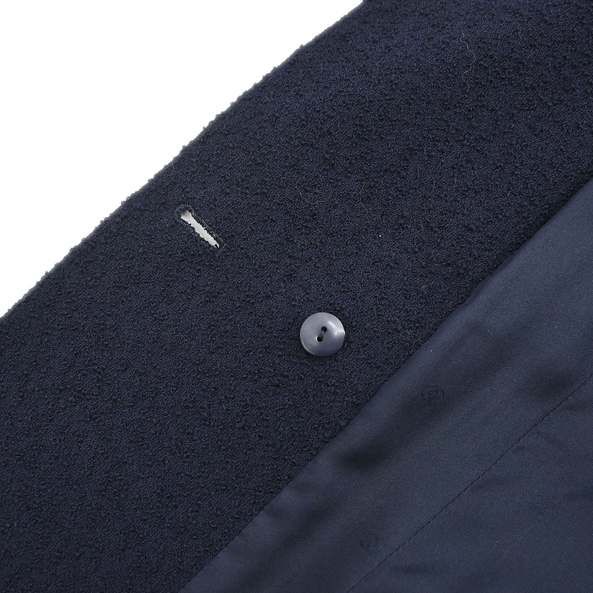 Chanel Double Breasted Jacket Navy