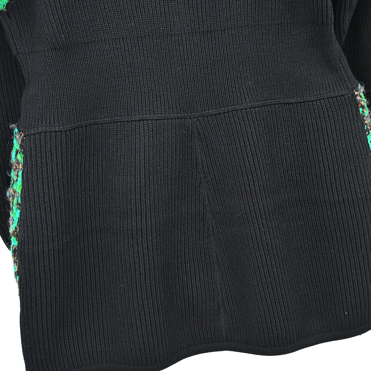 Chanel Houndstooth Cardigan Black