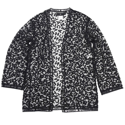 Chanel 1998 Lace Cardigan Black #36