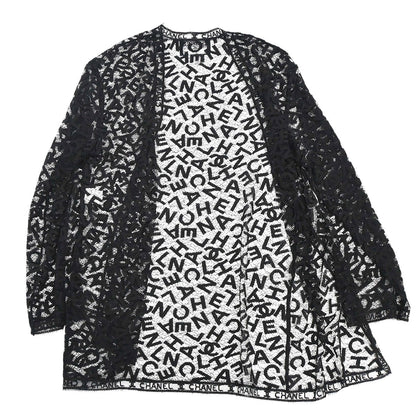 Chanel 1998 Lace Cardigan Black #36