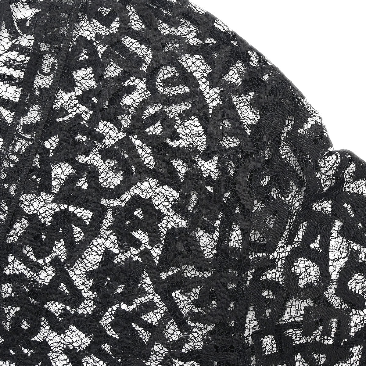 Chanel 1998 Lace Cardigan Black #36