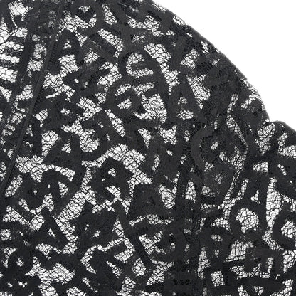 Chanel 1998 Lace Cardigan Black #36