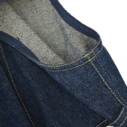 Chanel Denim Sleeveless Dress Navy #36